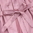 thumbnail image 3 of New Arrivals Nexjvus Womens Robes Kimono Robe Silk Short Satin Robe With Feathered Size S-XXL, 3 of 9