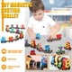 thumbnail image 3 of Juego de juguetes de bloques de construcción de trenes juego de tren de número ABC de alfabeto de madera magnético para niños ANGGREK Otros, 3 of 8