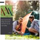 thumbnail image 1 of WASHWEPE 5Ud De Tienda De Aluminio Negro Para Camping Con Triangular Duradero, 1 of 8