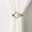 Z_4GoldA1, variant on 1X Drawstring Tie Curtain Tiebacks 1Pc Knot Drape Holdbacks for Home and Office Strong Curtain Buckles with Woven Rope for Decoration