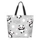 thumbnail image 1 of Balery Pandas Bolsa Tote Estilo Estético con Cremalleras, Bolsa de Hombro, Bolsa de Compras Grande y Plegable, 1 of 7