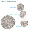 thumbnail image 3 of Simple cotton thread heat insulation mat placemat braided anti-scalding table mat bowl mat pot mat（3PCS)style:style1;, 3 of 5