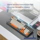 thumbnail image 3 of Teclado Mecánico de 100 Teclas Teclado Inalámbrico Bluetooth 2.4G Estructura de Junta Teclado Mecánico Inalámbrico, 3 of 6