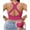 Hot Pink, variant on Womens Bras,Womens Bras,Sports Push up Wireless