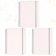 thumbnail image 3 of Cuaderno de espiral lateral A6, 3 unidades, libreta, diario, cuaderno portátil, cuaderno de espiral, papelería para estudiantes (en blanco, con puntos y cuadrícula, 1 unidad por cada patrón), 3 of 6