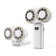 thumbnail image 2 of Handheld Fan USB Charging Cooler Dual Fan Digital Display White, 2 of 5