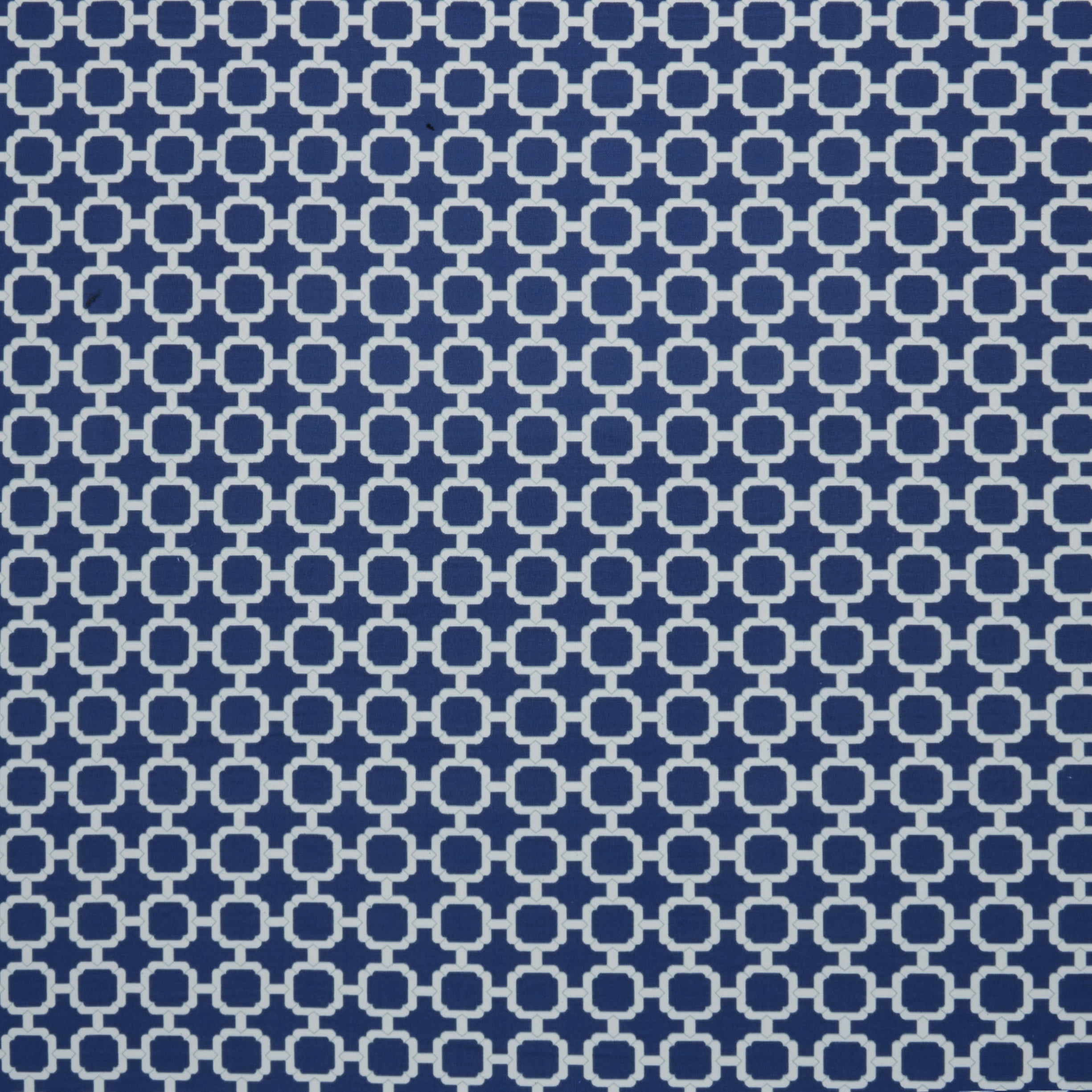 Navy Chainlink Indoor/Outdoor Bench Cushion, Corded