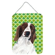 Welsh Springer Spaniel Shamrocks Wall or Door Hanging Prints