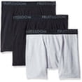 thumbnail image 3 of Fruit of the Loom Men's Breathable Cotton Micro-Mesh Boxer Briefs, 3-Pack, 3 of 11