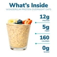 thumbnail image 2 of WonderSlim Protein Overnight Oats, Apple Maple Cinnamon, 5g Fiber, Sugar & Gluten Free (7ct) es104, 2 of 3