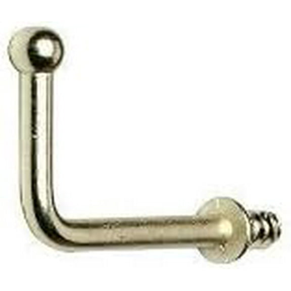 Ball Point Replacement Pin Wall Hook 1pc Brass Belt and Tie Racks (Chrome)