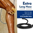 thumbnail image 3 of High Pressure Setting Handheld Shower Head Detachable Showerhead Spray Builtin Power Wash to Clean Tub Tile & Pets Extra Long Stainless Steel Hose Adjustable Br, 3 of 8