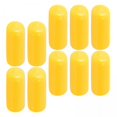 thumbnail image 1 of koolsoo 5X 10 Pcs Protecteur de Queue en Caoutchouc Couverture de Tête Billard Piscine Protecteur Jaune, 1 of 8