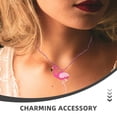 thumbnail image 4 of GOOHOCHY 6 collares de flamencos: collares con colgantes de cuentas de flamencos para fiestas hawaianas, tropicales, de verano, de playa, luau, baby shower, cumpleaños y otras decoraciones., 4 of 8