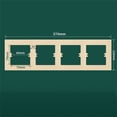 thumbnail image 1 of 86 Type Switch Socket Wall Panel Decorative Frame Cover Wall Switch Bottom Box White Grey PC Switch Surround Plate, 1 of 3