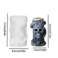 thumbnail image 3 of JJKBVCLO Candle For Candle Making Halloween Candle Resin Casting Soap Making Silicone Candle Home Candle Making C, 3 of 8