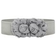 thumbnail image 2 of Women's Floral Elastic Dress With Decorative Floral Wide Waistband Men's Cowboy Belt Men's Western Leather Belts Belt Dress Medium Leather Gape Belt Adjustable Leather Belts for Men Mend Dress, 2 of 3