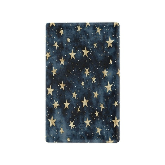 Small Gold Stars Pattern Light Switch Cover Switch Plate Outlet Cover Plug Cover for Electrical Outlet