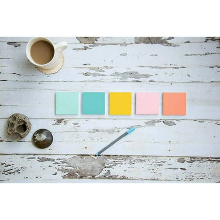 Post-it Notes Value Pack, 3 in x 3 in, Marseille Collection, 24 Pads