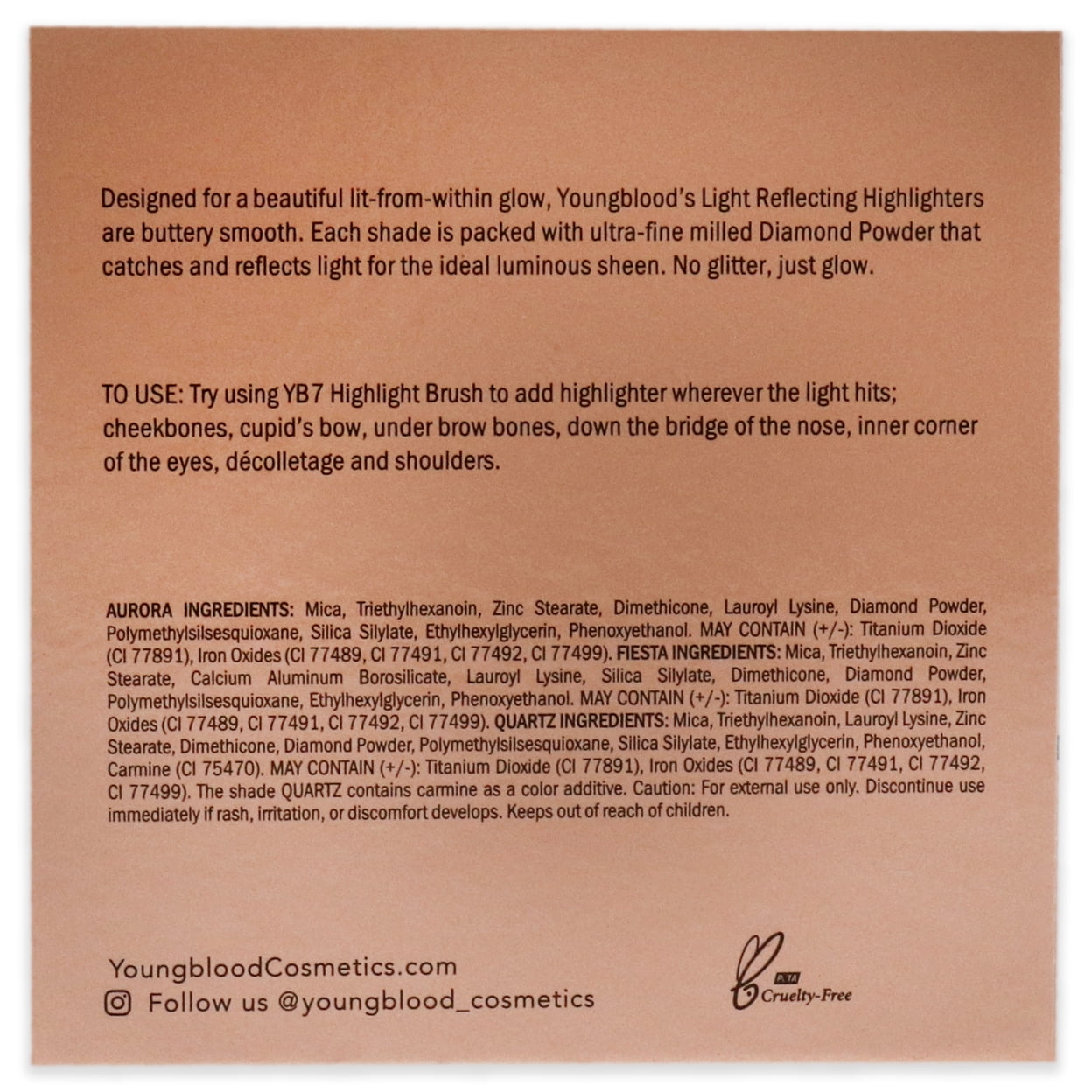 Youngblood Light Reflecting Highlighter - Aurora, 0.28 oz Highlighter