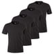 thumbnail image 1 of s.Oliver Camiseta para hombre, pack de 4 - Básica, cuello redondo, algodón, lisa Negro L (Large), 1 of 5