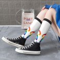 thumbnail image 5 of Naloa Happy Pride Gnome Thigh High Socks Extra Long Stretchy Sock Women Over Knee High Opaque Stocking Daily Wear, 5 of 6