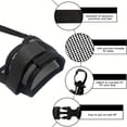 thumbnail image 5 of Breathable Dog Muzzle, Adjustable Mesh Mouth Guard for Dogs with Soft Padding, Anti Bite Barking Licking Control Muzzle Allowing Panting Drinking for Walking Training Grooming and Vet Visits, 5 of 9