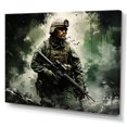 thumbnail image 2 of Designart "Resilient Warriors In The Vietnam Military Landscape I" Military Canvas Wall Art, 2 of 7