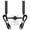 Black, variant on HITRENDS 12ft Twin Extension Cord with 3 Outlets Per Side, White
