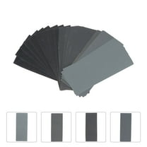 LABSERRON 42 Pcs Assorted Grit Sandpaper for Wood Furniture Smoothing Yellow Paper