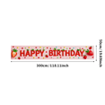 thumbnail image 2 of Strawberry Themed Happy Birthday Banner Party Decoration Backdrop Background Photo Props for Birthday Parties Kids Celebrations Family Gatherings and Photo Shoots, 2 of 6