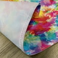 thumbnail image 5 of Ambesonne Pastel Place Mats Set of 4, Vivid Messy Watercolors, Standard Size, Multicolor, 5 of 6