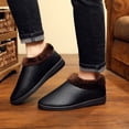 thumbnail image 2 of NOKIO Fashion Winter Men Snow Shoes Flat Bottom Non Slip Indoor And Outdoor Solid Color Plush Warm Comfortable Slip On Men'S Warm Snow Boots, 2 of 5