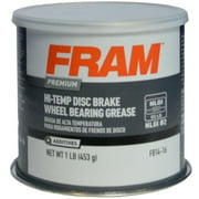 FRAM Grease FRAM Hi-Temp Disc Brake Wheel Bearing Grease - 1 LB, 1 lb tub, sold by each