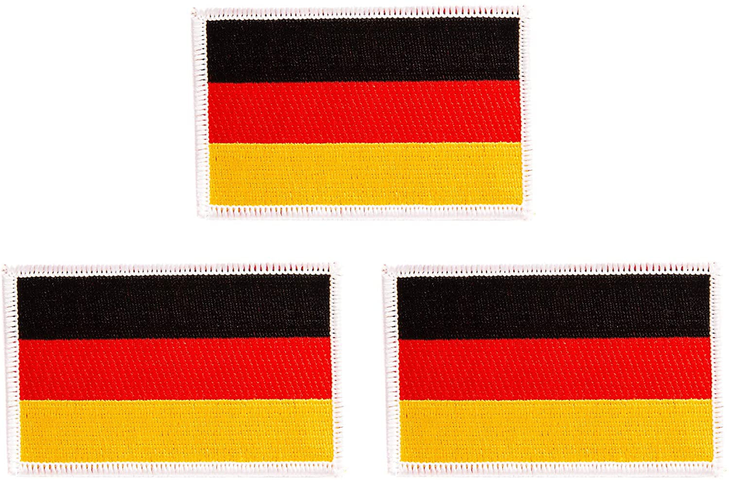 PROUD TO BE GERMAN embroidered iron-on PATCH GERMANY FLAG Aufnäher Deutschland 