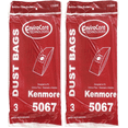 thumbnail image 2 of Replacement For Compatible With Fits For EnviroCare 116SW, 5067, 5067-8, Type X, Upright Six Vacuum Paper Bags, 2 of 2