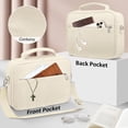 thumbnail image 2 of Bible Cover FINPAC - Funda grande de pana para libros, color beige, 2 of 7