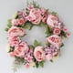 thumbnail image 5 of Corona artificial de flores de peonía, guirnalda floral de imitación, guirnalda de primavera para puerta de entrada. Peonía E, 5 of 6