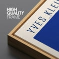 thumbnail image 4 of PixonSign Framed Canvas Print Wall Art Yves Klein Blue Monochrome Block Abstract Shapes Illustrations Fine Art Contemporary Relax/Calm Colorful for Living Room, Bedroom, Office - 16"x24" Natural, 4 of 5