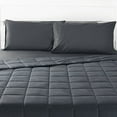 thumbnail image 2 of RelaxBlanket King Size Weighted Blanket | 80''x90'',20lbs | for Single or Double | Premium Cotton Material with Glass Beads | Dark Grey, 2 of 5
