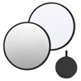 thumbnail image 1 of Uxcell Reflector Photography 2 in 1 Collapsible Light Reflector with Bag Multi-Disc Light Diffuser for Studio Outdoor Silver/White 31 in, 1 of 7
