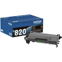 Brother Genuine TN820 Mono Laser Black Toner Cartridge - Laser - Standard Yield - 3000 Pages - Black - 1 Each | Bundle of 2 Each
