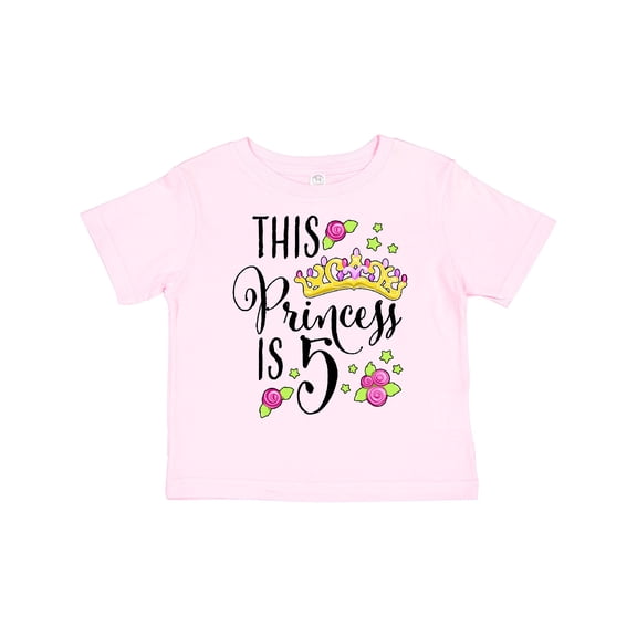Inktastic This Princess is Five 5th Birthday Girls Toddler T-Shirt