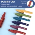 thumbnail image 5 of FIOVER 6PCS Retractable Gel Ink Pens 0.7mm No Smear & Smudge Black Ink Pen, 5 of 7