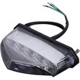 thumbnail image 1 of 10LED Multifonction Frein Avertissement Rue Voiture Queue Feu Moto Modifié Queue Moto Course Plaque d'Immatriculation Feux LED Clignotants Feux de Frein, 1 of 7