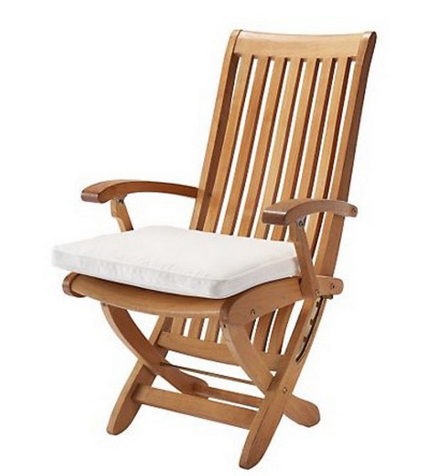 Teak Dining Set:2 Seater 2 Pc Chair Set - 2 Multi Position Folding Reclining Warwick Arm Chairs Outdoor Patio Grade-A Teak Wood WholesaleTeak #WMDSWR6 - image 2 of 2