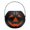 Orange, variant on Halloween Pumpkin Bucket Decorations - Large 6.3" Trick or Treat Bucket with Handle, Foldable Detachable Pumpkin Candy Pail for Party Favors, Home Decor & Goodies Collection