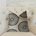 thumbnail image 2 of Plutus 18" x 18" Cascade Luxury Throw Pillow in Gold Green and Beige, 2 of 3