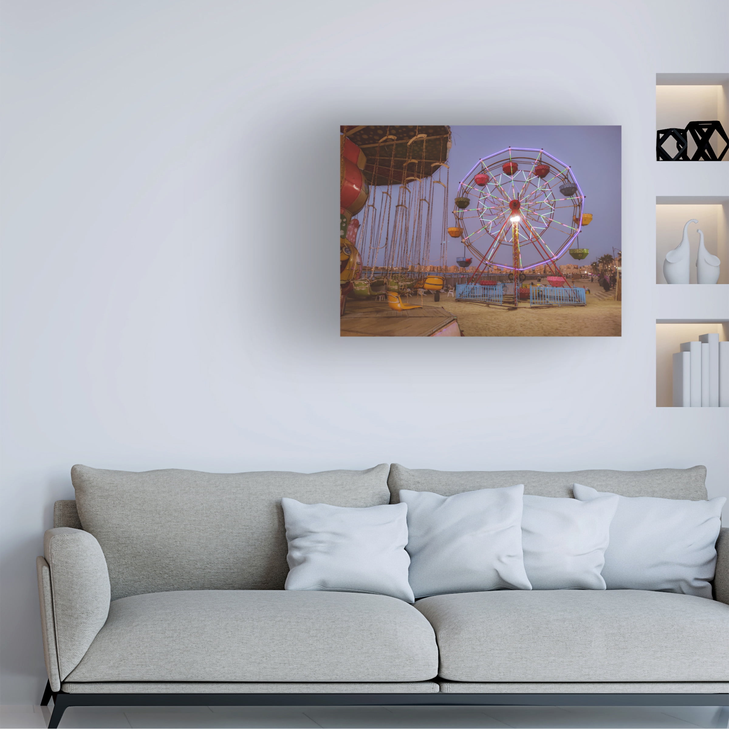 Trademark Fine Art Ahmed Shehata Summer Fun Canvas Wall Art