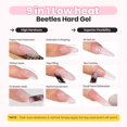 thumbnail image 2 of Gel de uñas transparente Hard Gel Beetles 9 en 1, bajo calor, 30 ml, 2 of 7